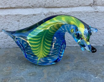Italian Murano Jico Honey Bear Glass Animal Figurine