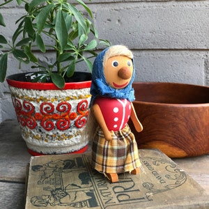 Mid Century Wooden Swedish Female Troll /Gonk /Doll Figurine - Hand Made in Sweden - Folk Art - Mid Century Scandinavian/Danish Modern Decor