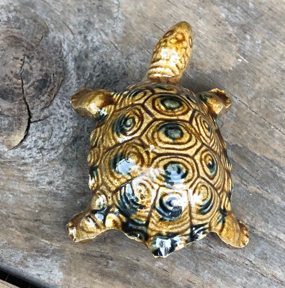 Vintage Ceramic Small Turtle / Animal / Sculpture / Figurine Etsy