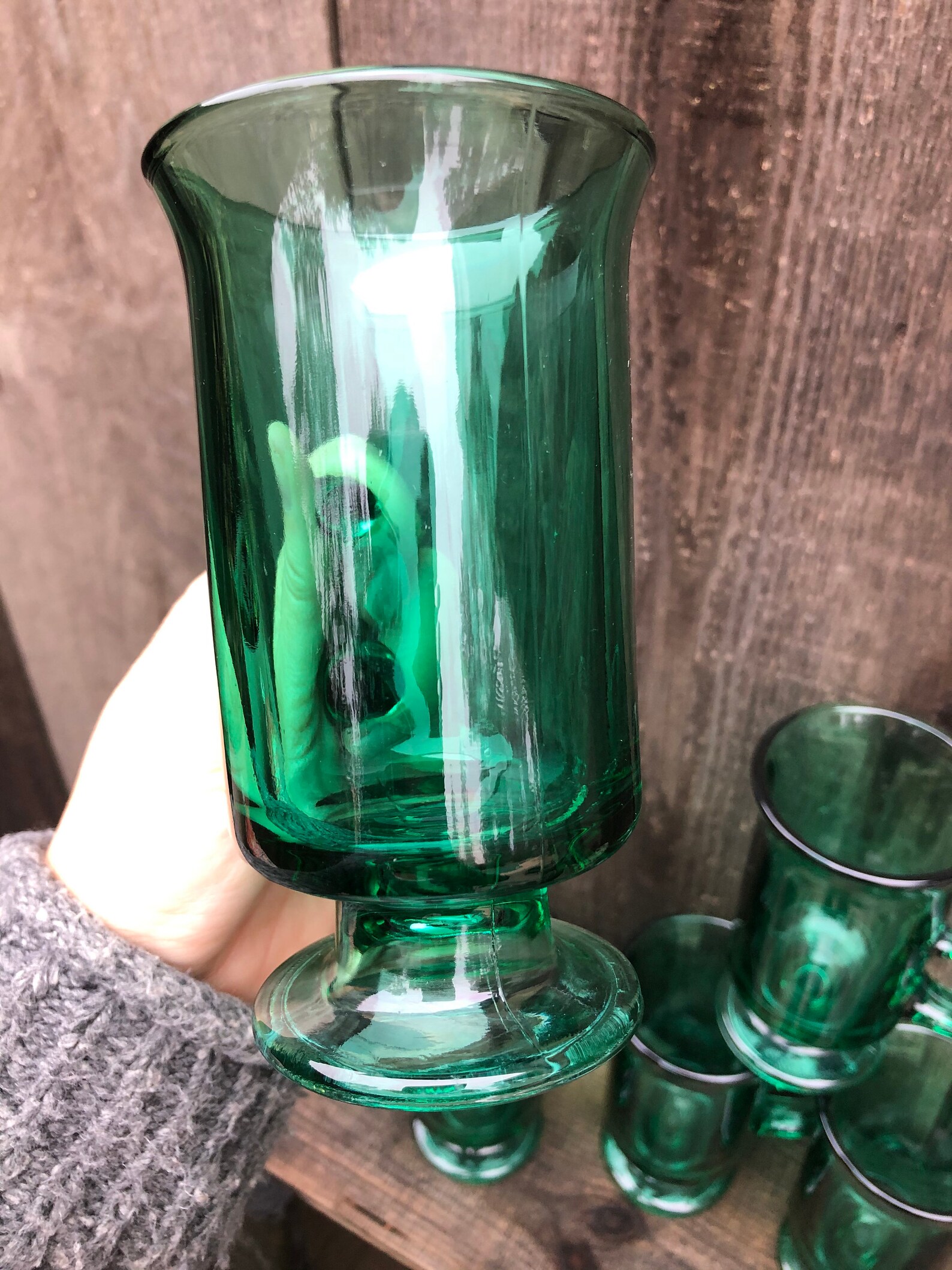 Vintage Anchor Hocking Irish Coffee Mugs / Tea Cups Set of 6 Etsy