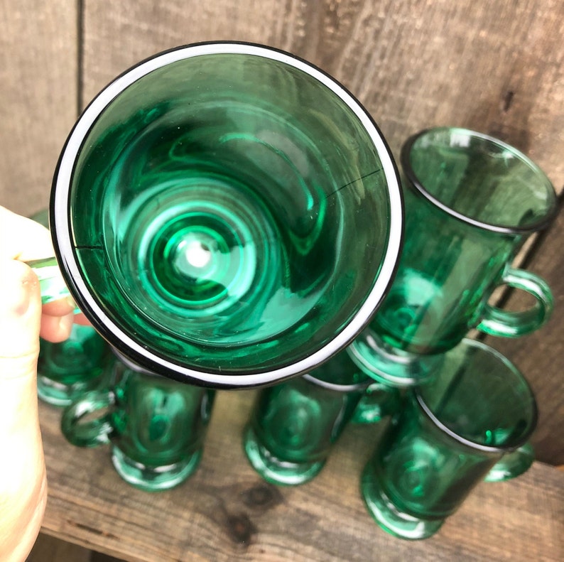 Vintage Anchor Hocking Irish Coffee Mugs / Tea Cups Set of 6 Etsy