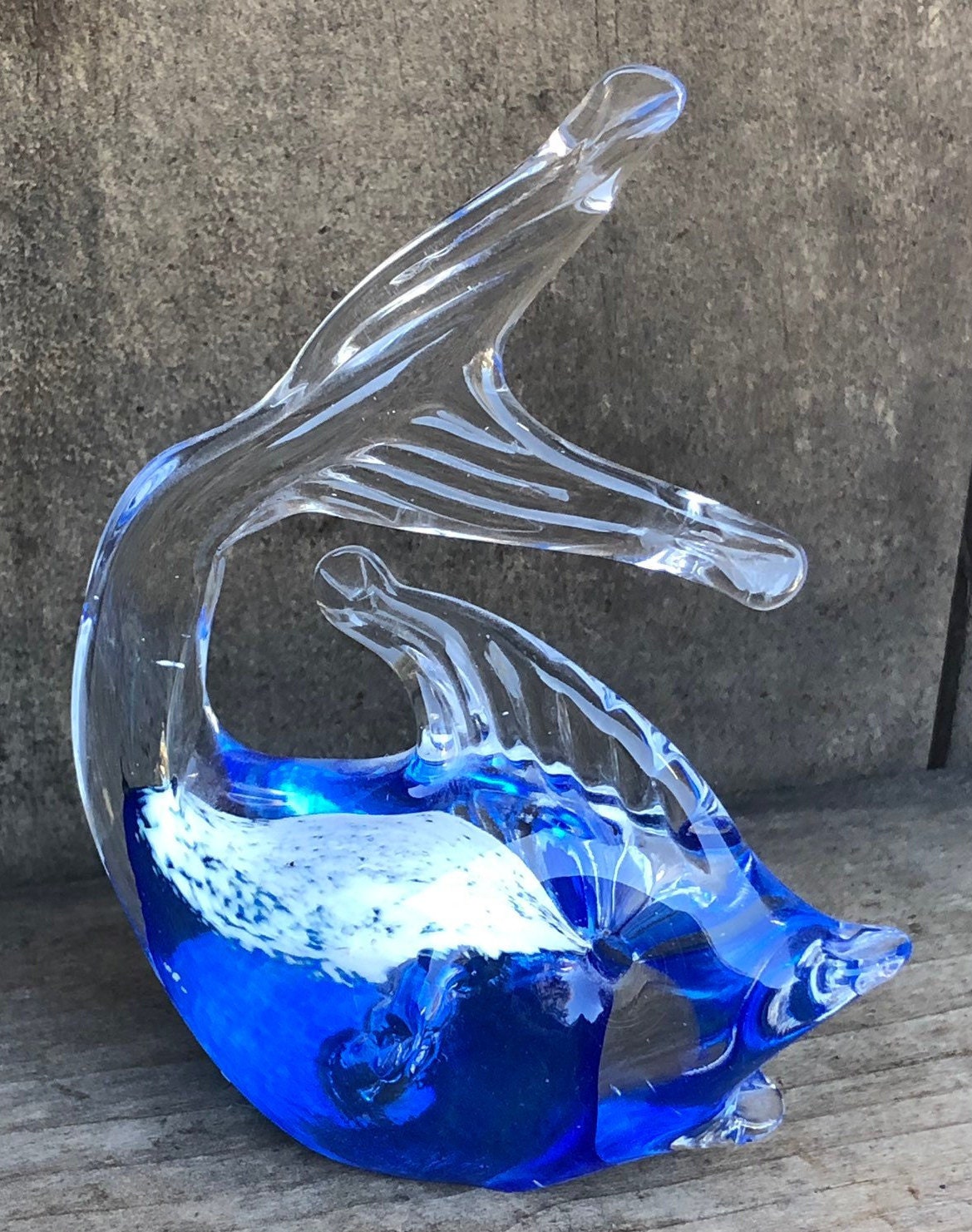 Swedish Hand Blown Glass Fish Sculpture by Heino for Etsy