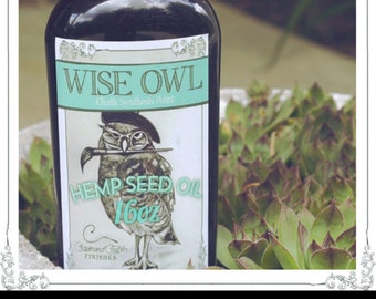 Wise Owl Hemp Seed Oil - Wood Conditioner