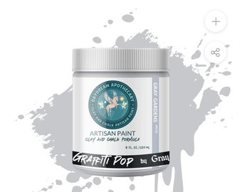 Grafitti Pop by Gray Gardens Designs Daydream Apothecary Cay and Chalk Artisan Paint low VOC graffiti paint colors, saturated, bold paint