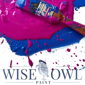 Chalk Synthesis Paint WISE OWL 16oz-32 oz eco friendly chalk/clay artisan furniture paint no VOC image 4