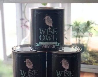 Wise Owl Stain Eliminating Primer, paint prep, superior adhesion, base coat, great results, durable paint