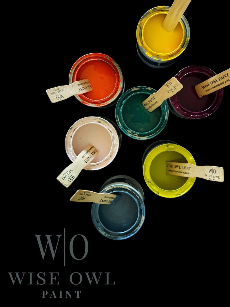 Wise Owl Chalk Synthesis Paint – Zero VOC, Highly Pigmented Furniture Paint imagem 9