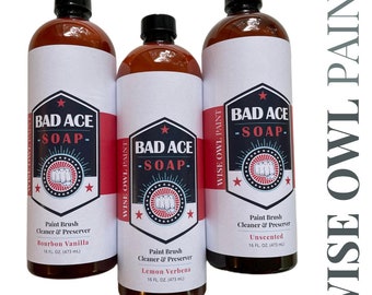 Wise Owl Bad Ace Soap Brush Cleaner