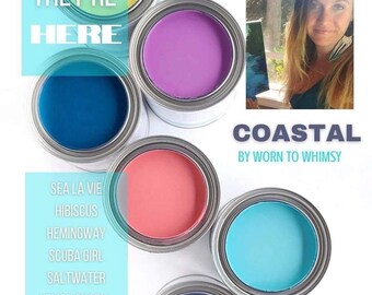 Coastal By Llewelyn of Worn to Whimsy - Daydream Apothecary Paint - Clay and Chalk Artisan Paint No VOC