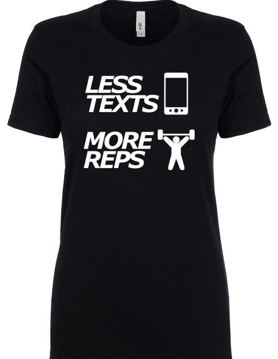Moins de T-Shirt textes plus Reps noir T-Shirt de hommes/femmes e6d11b Moins de T-Shirt textes plus Reps noir T-Shirt de hommes/femmes e6d11b