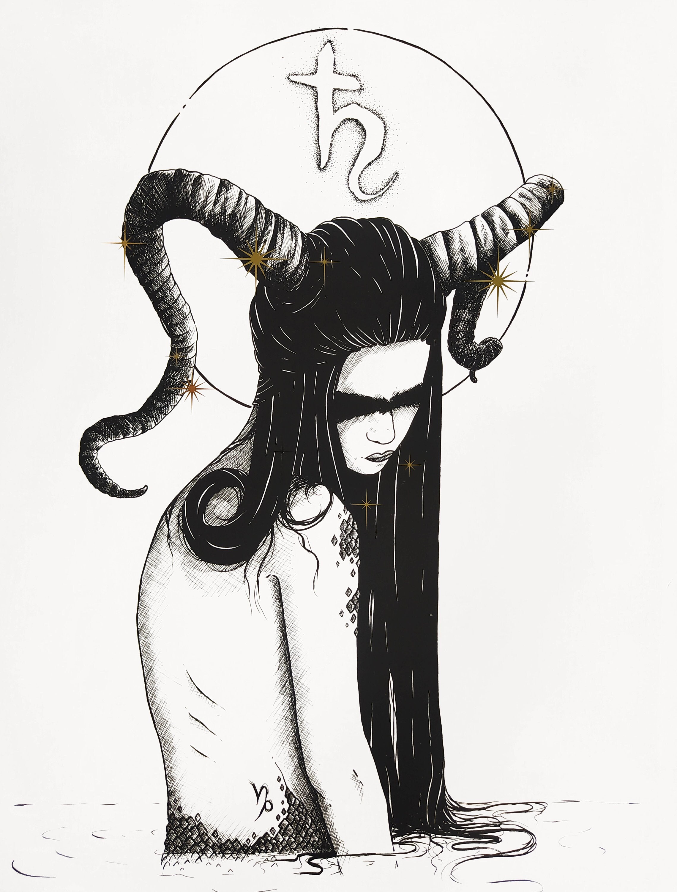 Capricorn Witchy - 30x40