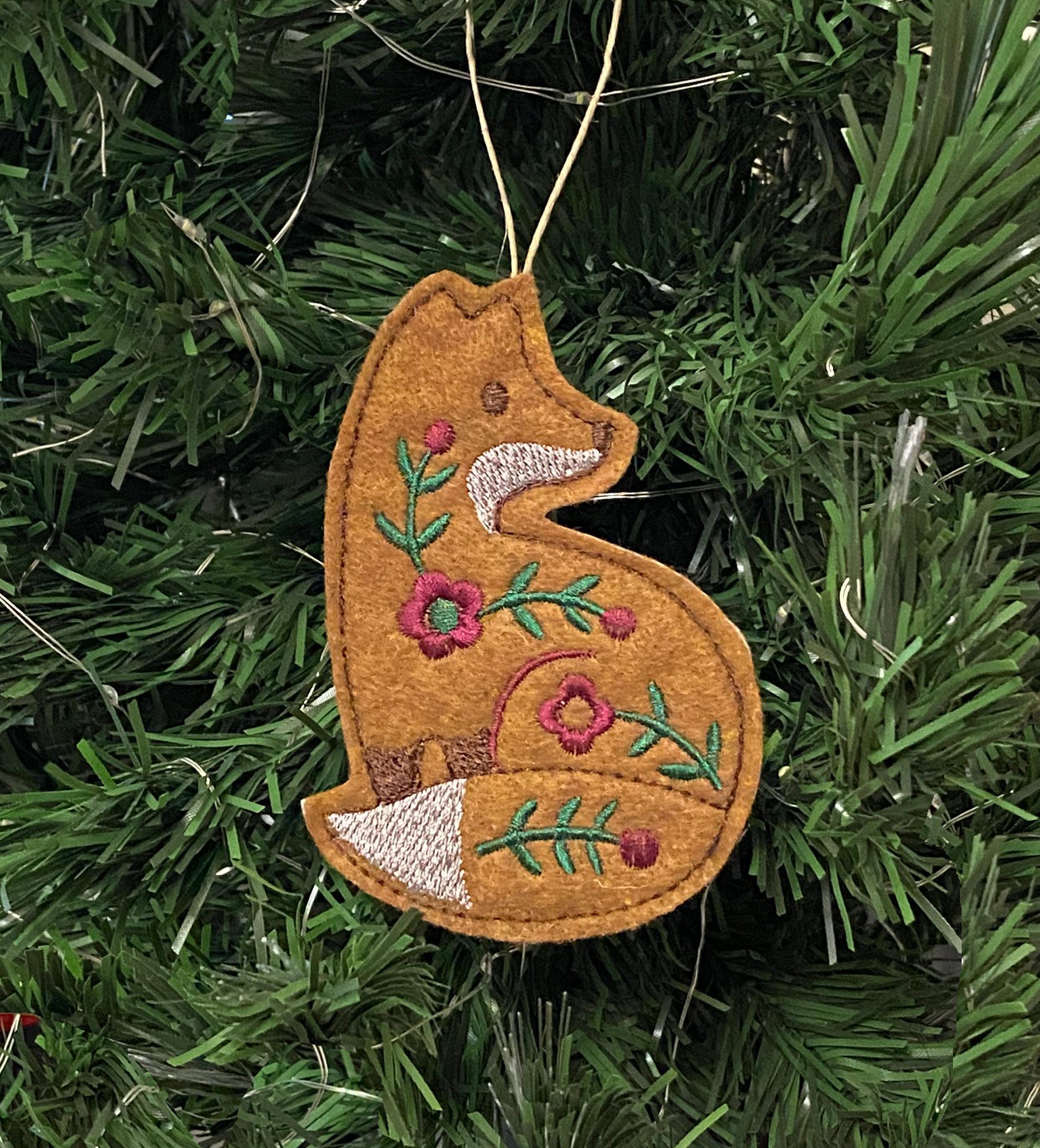Woodland Christmas Felt Coaster Set of 4 – Tandem For Two, LLC