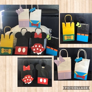 Mickey Favor Bags,Mickey Birthday,Mickey Party,Mickey Goodie bags,Mickey Treat bags, Mickey Gift Bags, Mickey & Friends, Mickey Candy Bags