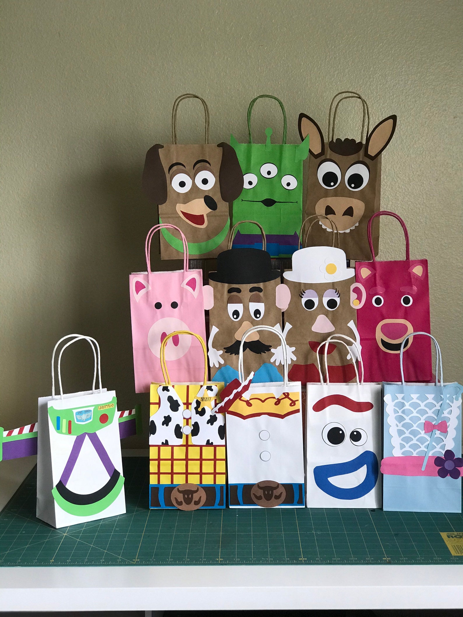 Toy Story Favor Bagstoy Story Gift Bags Toy Story Goodie Etsy