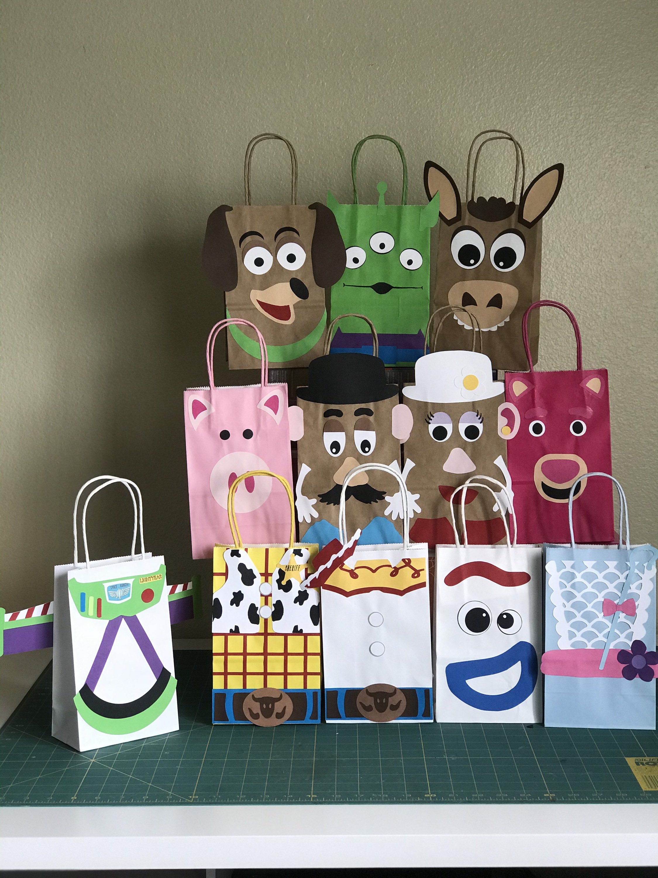 Toy Story Favor Bagstoy Story Gift Bags Toy Story Goodie Etsy