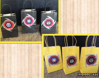 BeyBlade Favor bags, BeyBlade Goodie bags, BeyBlade Treat bags, BeyBlade Birthday, BeyBlade Party, BeyBlade Party Bags, BeyBlade Gift Bags