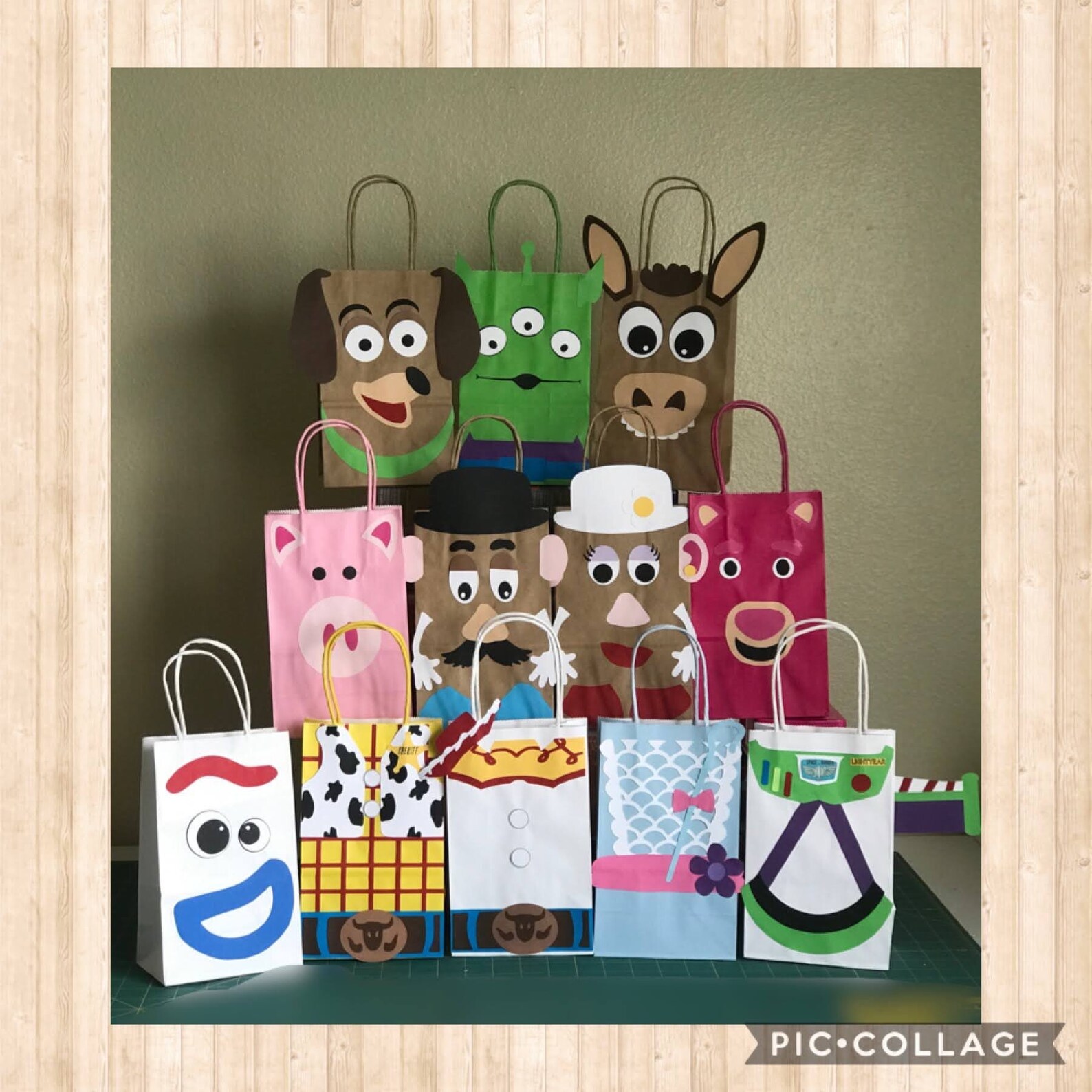 Toy Story Favor Bagstoy Story Gift Bags Toy Story Goodie Etsy