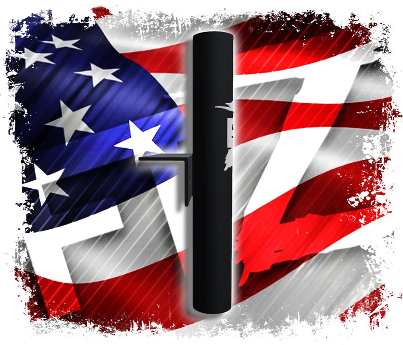 truck bed rail flag mount