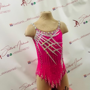 Custom Made Girls Rhythmic Gymnastic Leotard 新体操レオタード