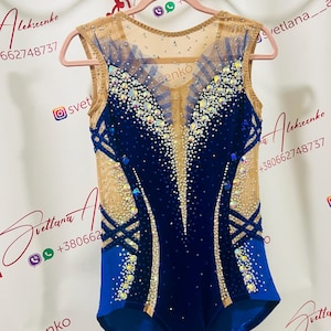 Custom Made Girls Rhythmic Gymnastic Leotard 新体操レオタード