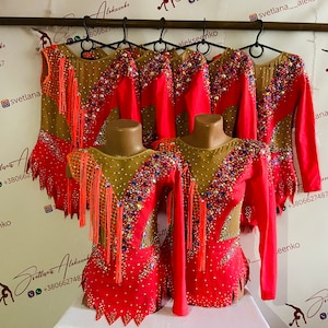 Rhythmische Gymnastik Leotard / Rhytmics Gymnastik Leotard / RG Leotard auf Bestellung / Eiskunstlauf / Ballsaalkleid