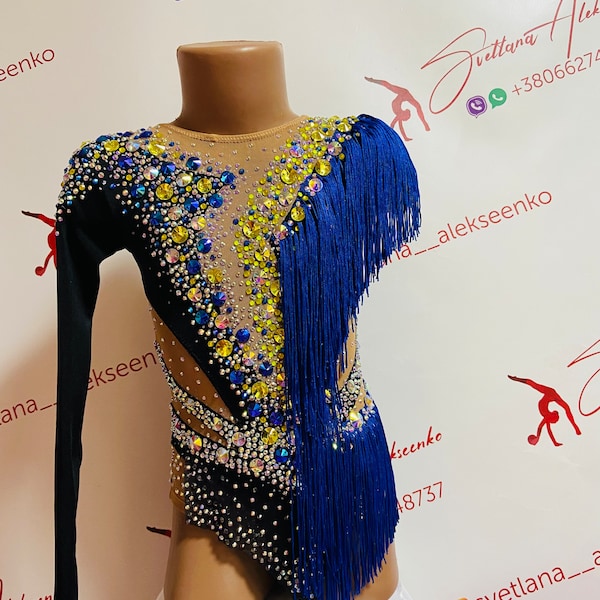 Custom Made Girls Rhythmic Gymnastic Leotard 新体操レオタード