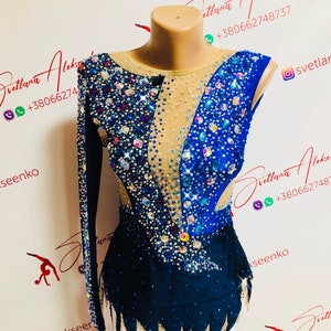 Custom Made Girls Rhythmic Gymnastic Leotard 新体操レオタード