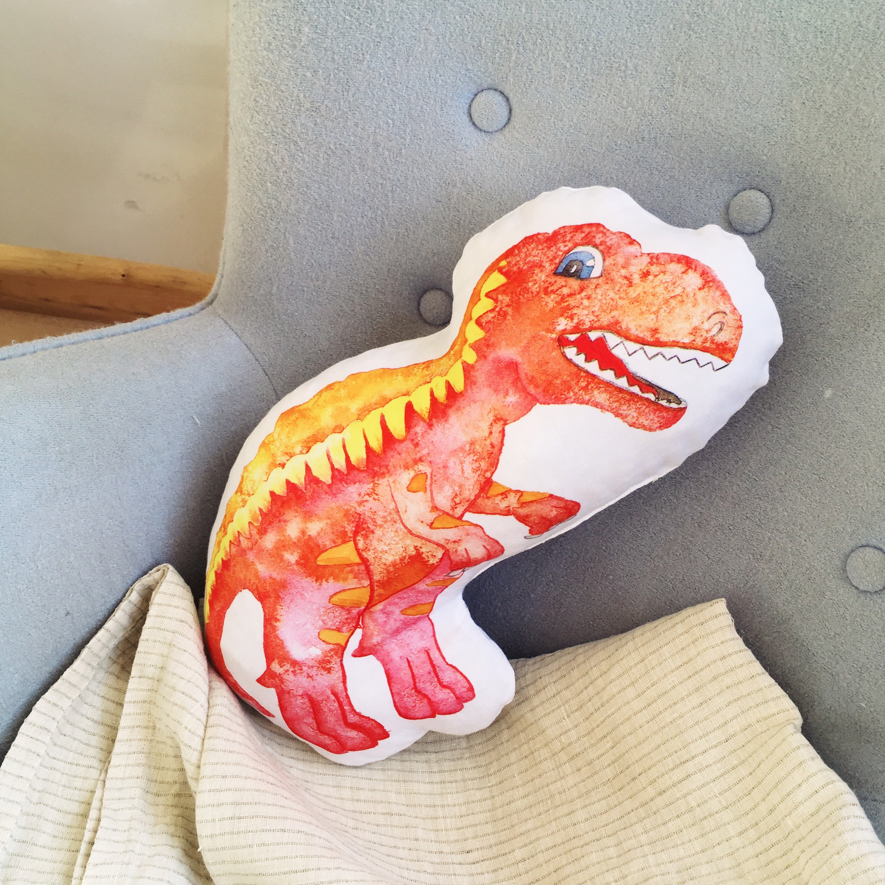 dinosaur shaped cushion