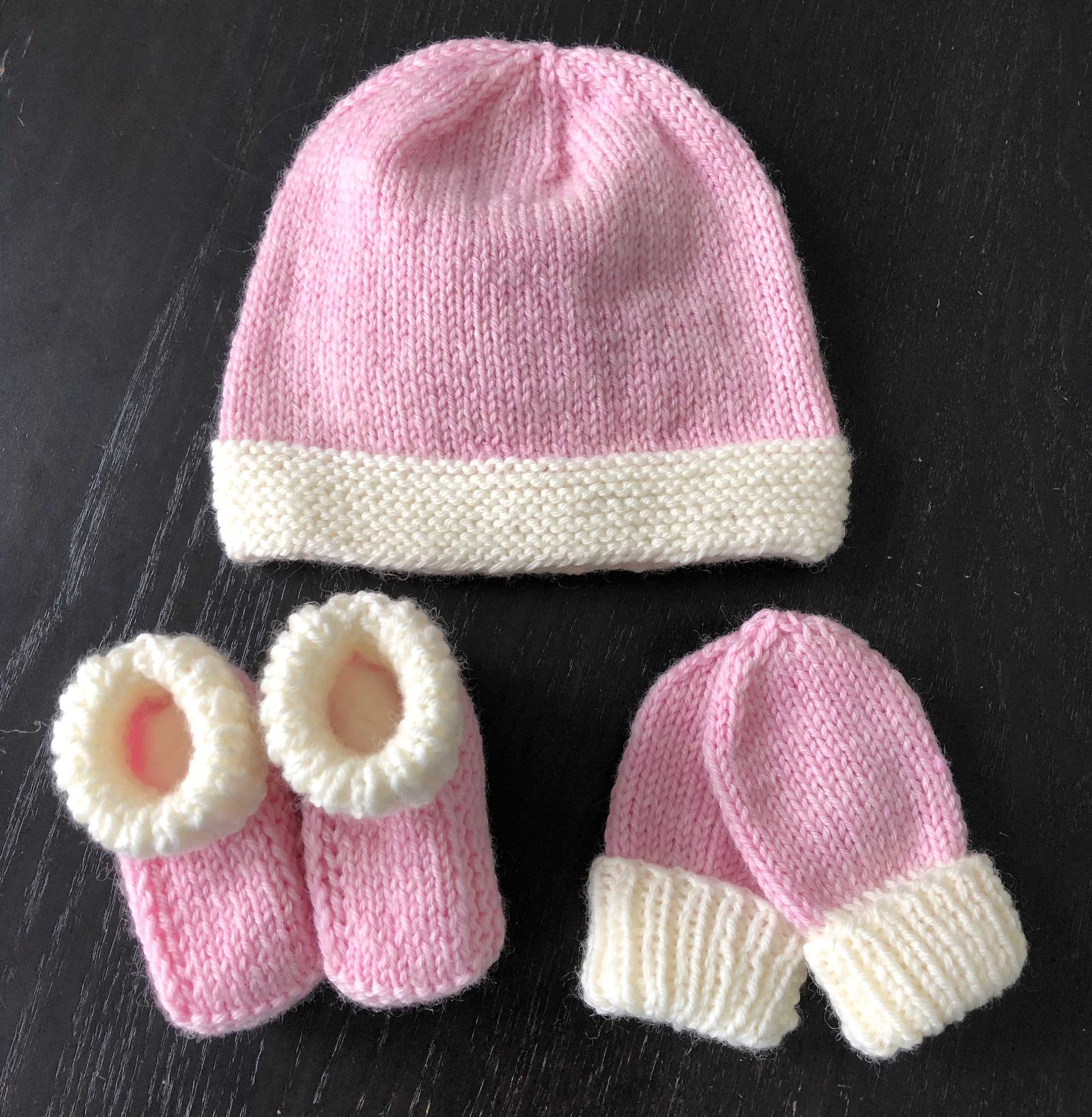 Baby gift sets hand knitted booties mittens and Etsy