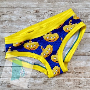 ladies underwear, women’s briefs, submarines, yellow submarine, Scrundies, Scrundlewear, undies, gifts for her, birthday present