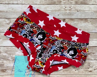 Rock and Roll Boyshorts, Classic Rock Band Underwear