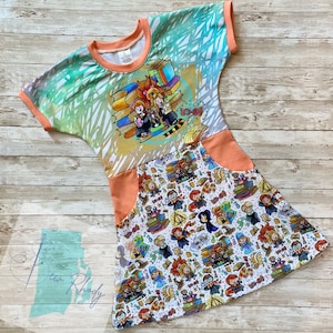 Wizard Dress, Dress For Girl, 4T Dress, Play Dresses For Girls, Back To School Dress, Dress With Pockets, Birthday Gift for Girl