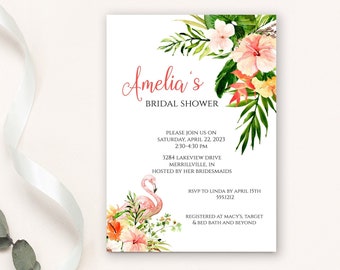Boho Pampas Grass Wedding Invitation Blush Floral Wedding Invitation Template Editable Text WI346 Instant Access Corjl Template
