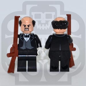 ALFRED PENNYWORTH Custom Pad Printed Minifigure Super Heroes DC Comics Arkham Asylum Dark Knight