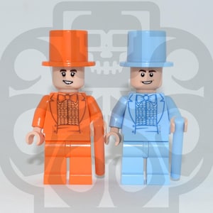 DUMB and DUMBER custom PAD bedrukte minifiguren Harry Lloyd 90s Comedy Movies