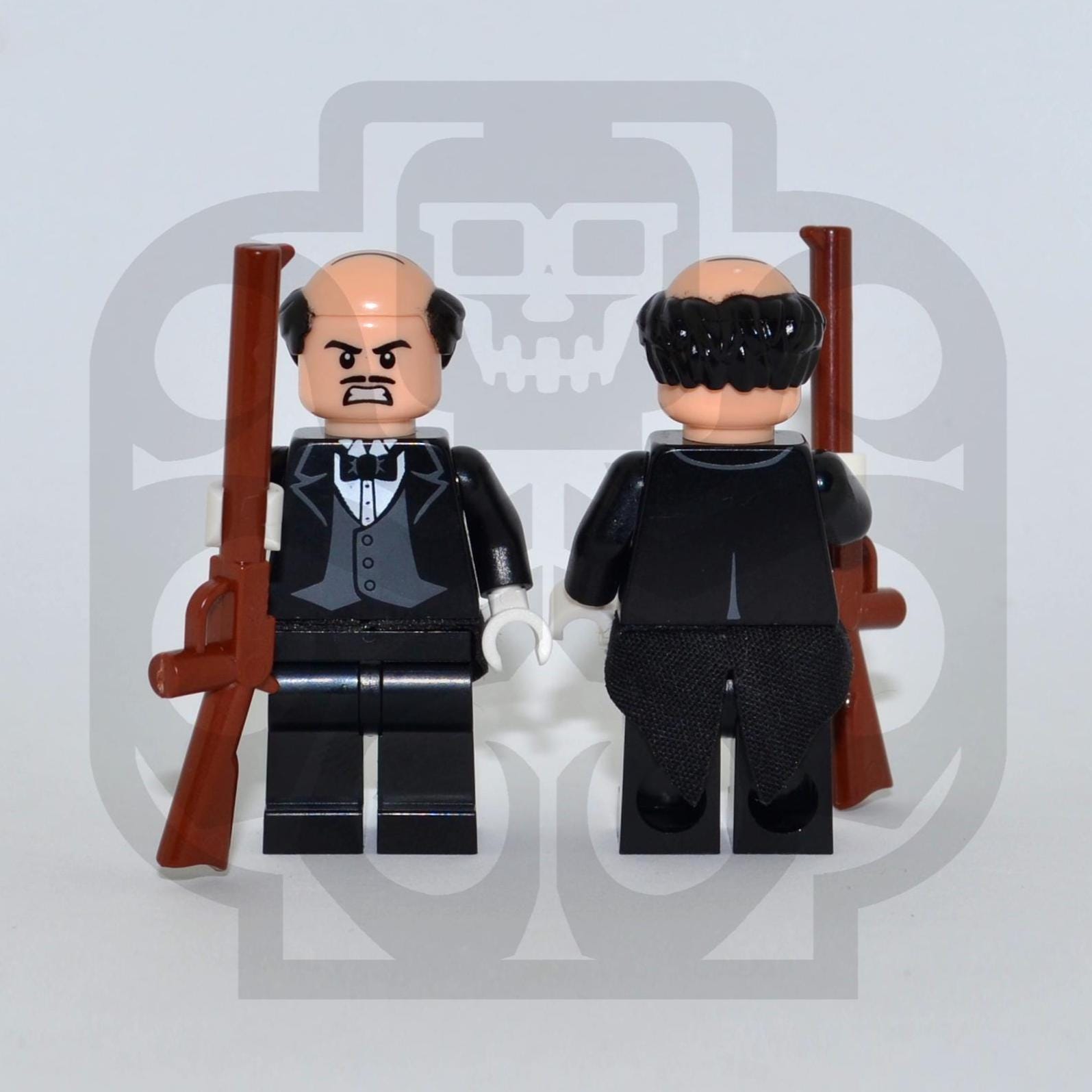 ALFRED PENNYWORTH Custom Pad Printed Minifigure Super Heroes DC Comics ...