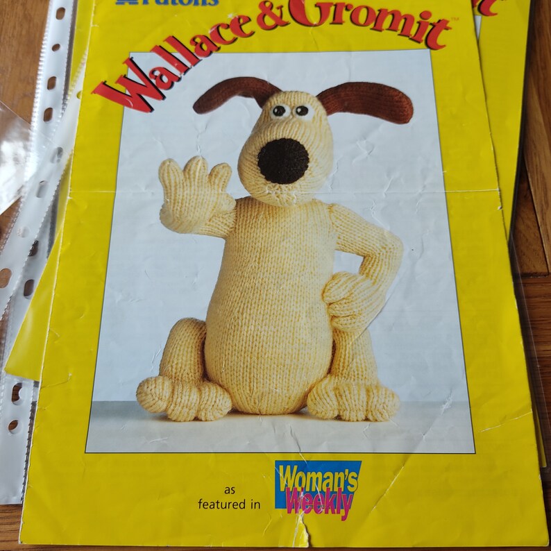 Alan Dart Vintage Wallace & Gromit Knitting Pattern Etsy UK