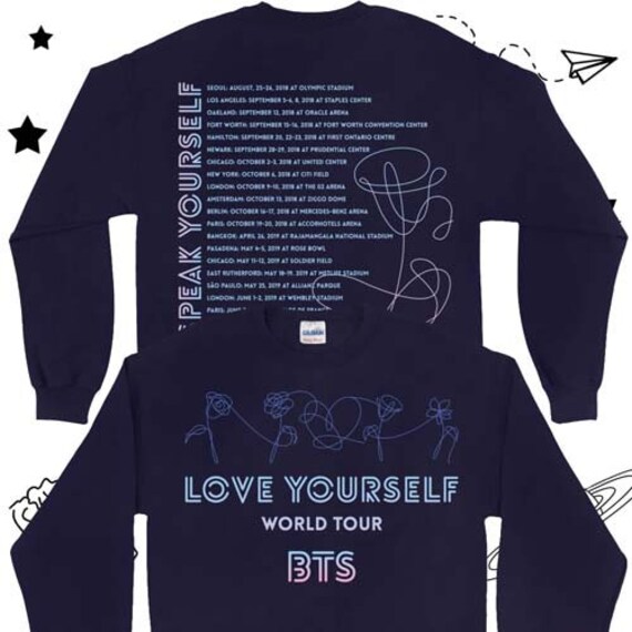 bts world tour shirt
