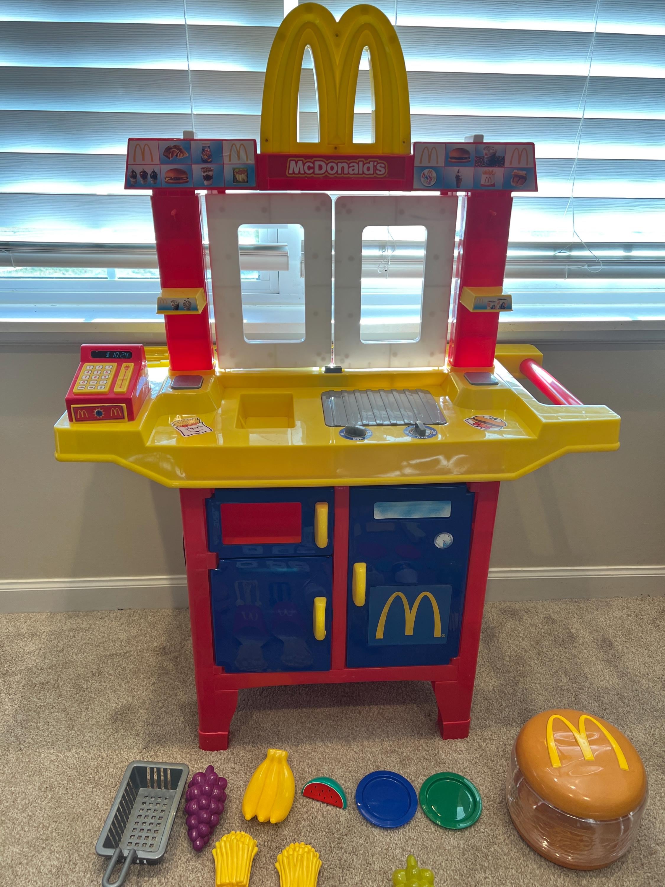 Vintage Mcdonald's Drive Thru Kitchen Toys Pretend Play