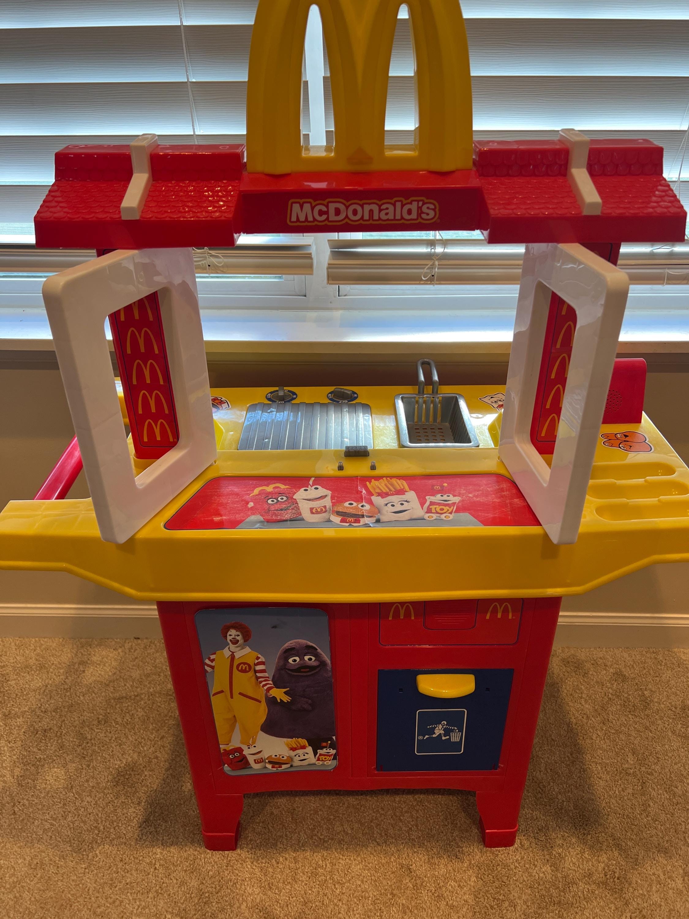 Vintage Mcdonald's Drive Thru Kitchen Toys Pretend Play
