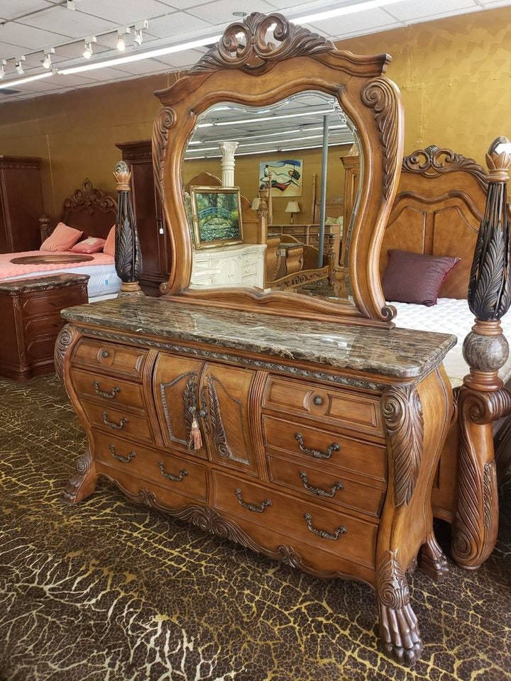 AICO by Michael Amini Eden 5PC King Size Bedroom Set Etsy