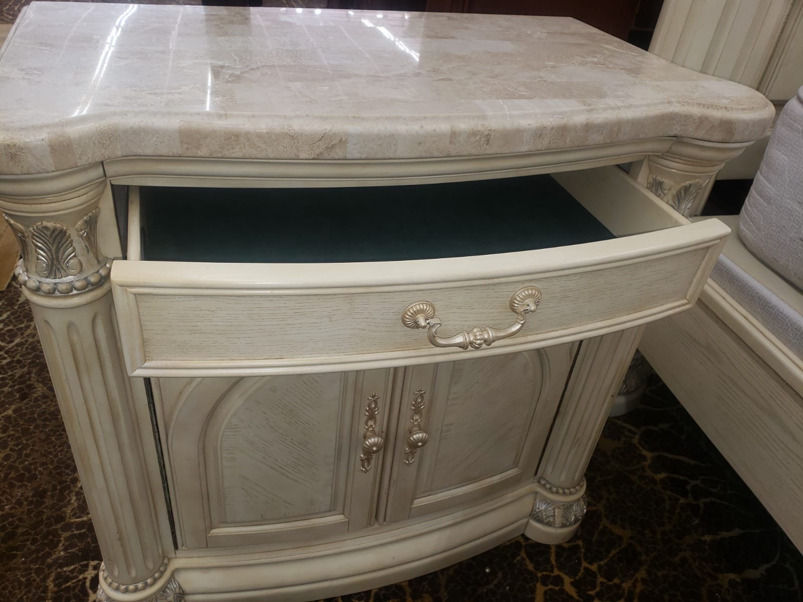 AICO by Michael Amini Monte Carlo Silver Snow 5PC King Size Etsy