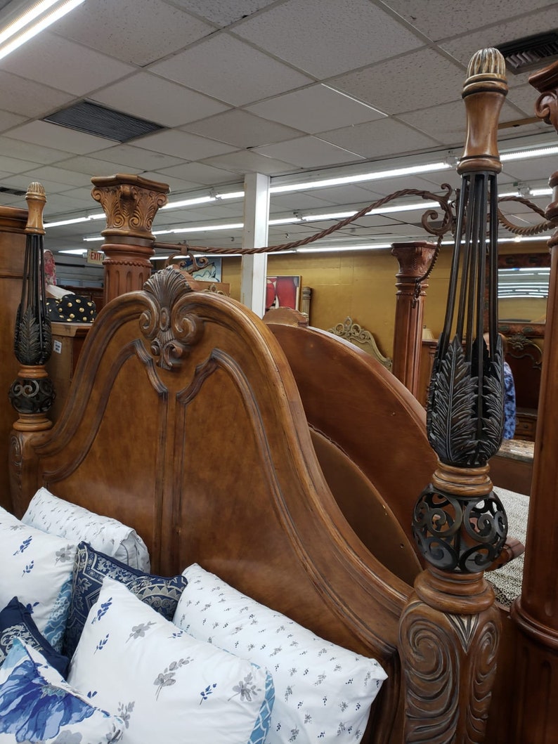 AICO by Michael Amini Eden Paradisio 5PC King Bedroom Set Etsy