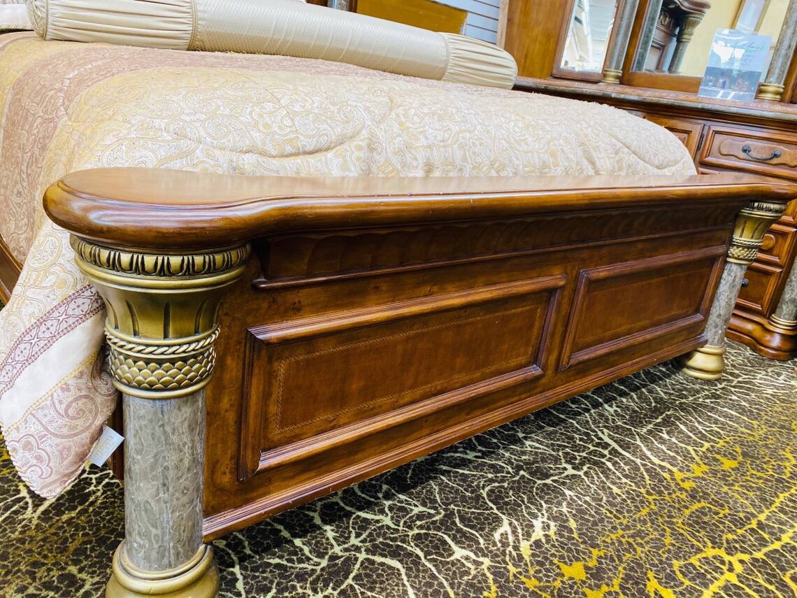 AICO by Michael Amini Torino 4PC King Size Bedroom Set Etsy