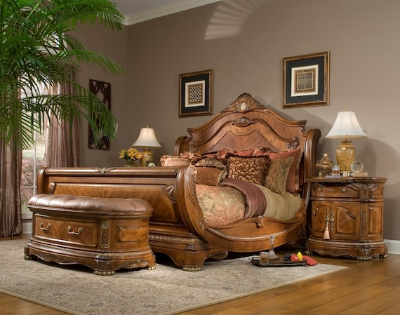 Aico cortina sleigh bed deals