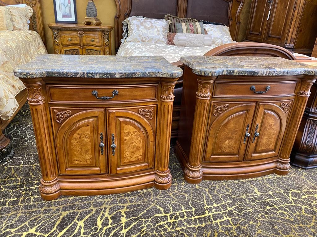 AICO by Michael Amini Monte Carlo 5PC King Size Bedroom Set Etsy