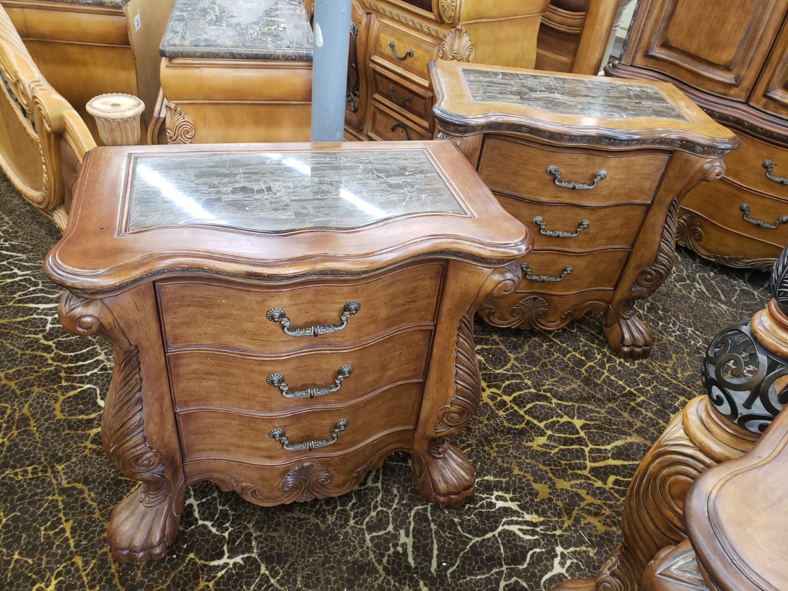 AICO by Michael Amini Eden Paradisio 5PC King Bedroom Set Etsy