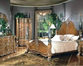 AICO by Michael Amini Eden Paradisio 5PC king bedroom set