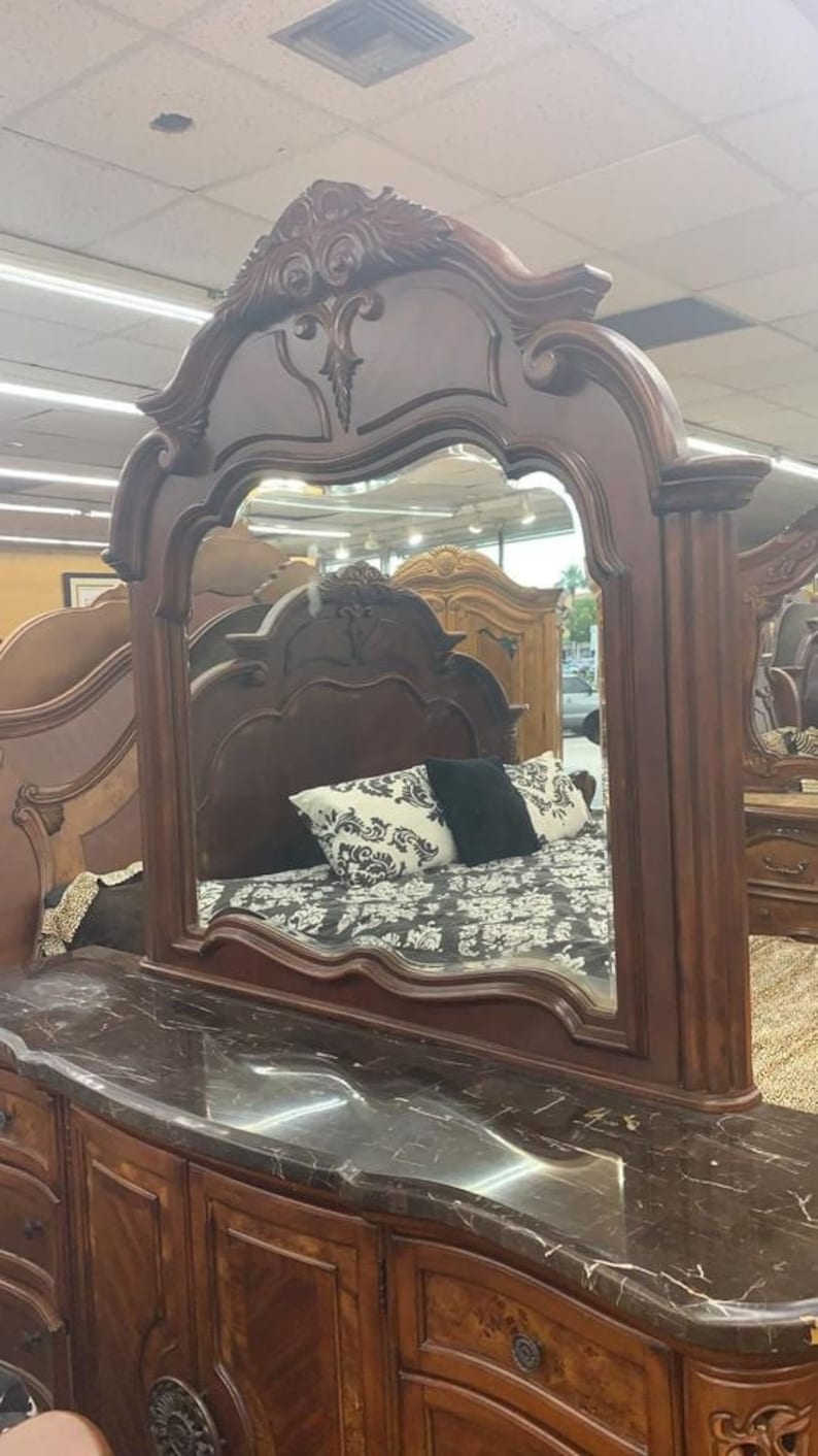 AICO by Michael Amini Excelsior 5PC King Size Bedroom Set Etsy