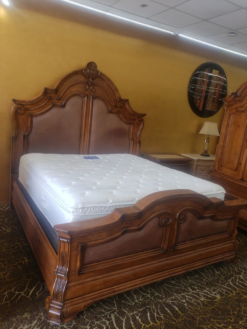 AICO by Michael Amini Tuscano Melange King Size Bedroom Set Etsy